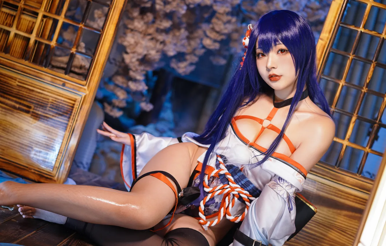 Photo wallpaper girl, sexy, cosplay, asian, chinese