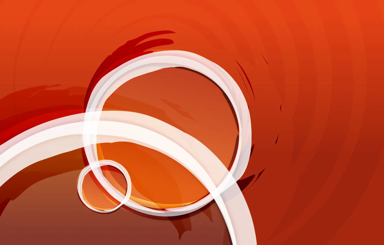 Photo wallpaper circles, paint, figure