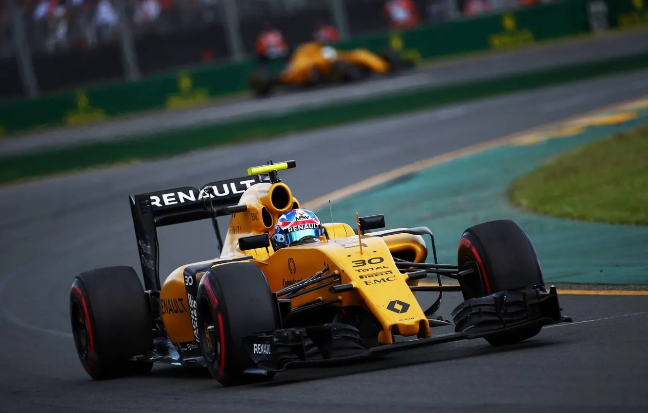 Photo wallpaper turn, Formula 1, the front, Reno, Jolyon Palmer, Renauult