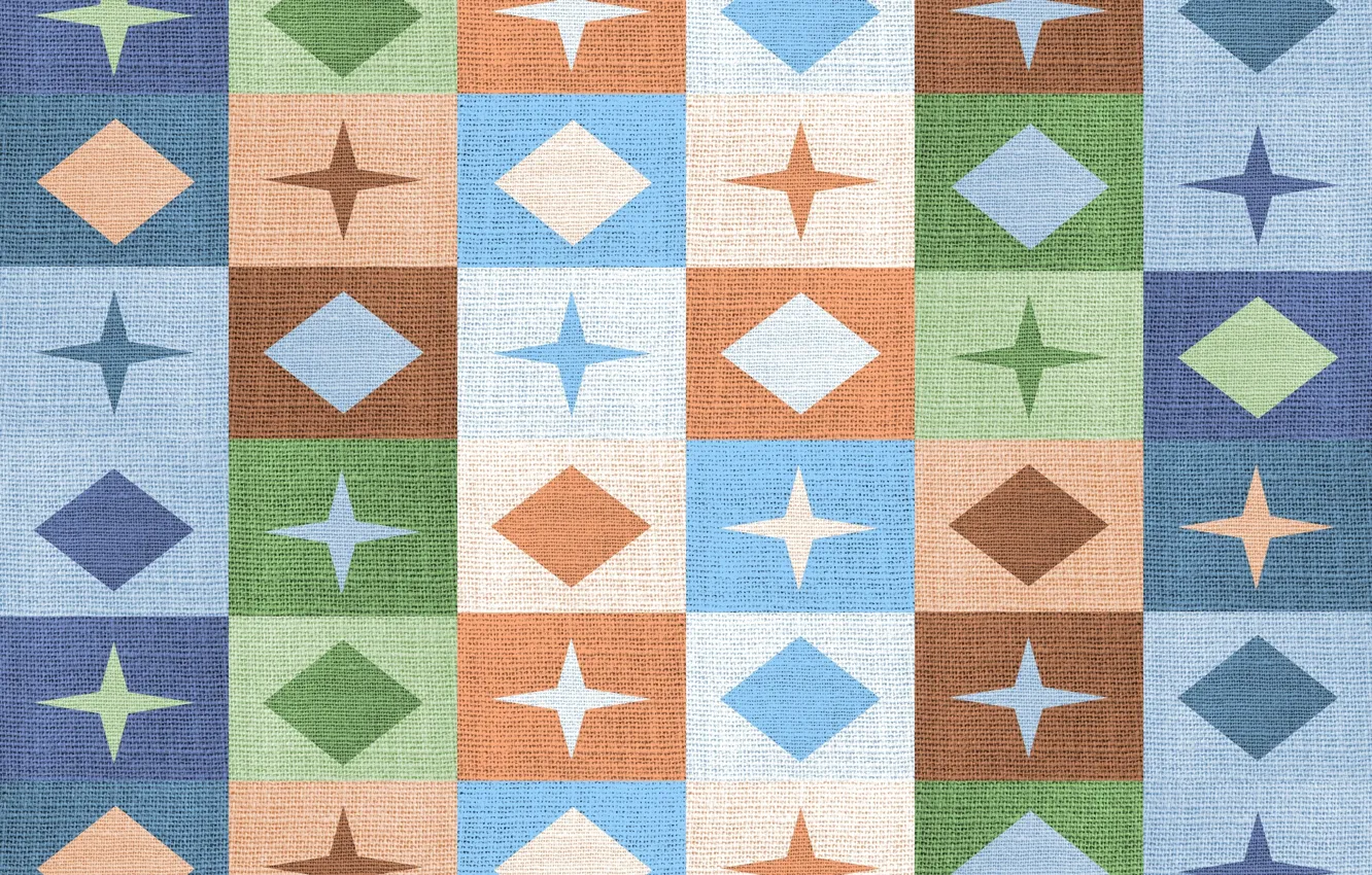 Photo wallpaper stars, background, texture, squares