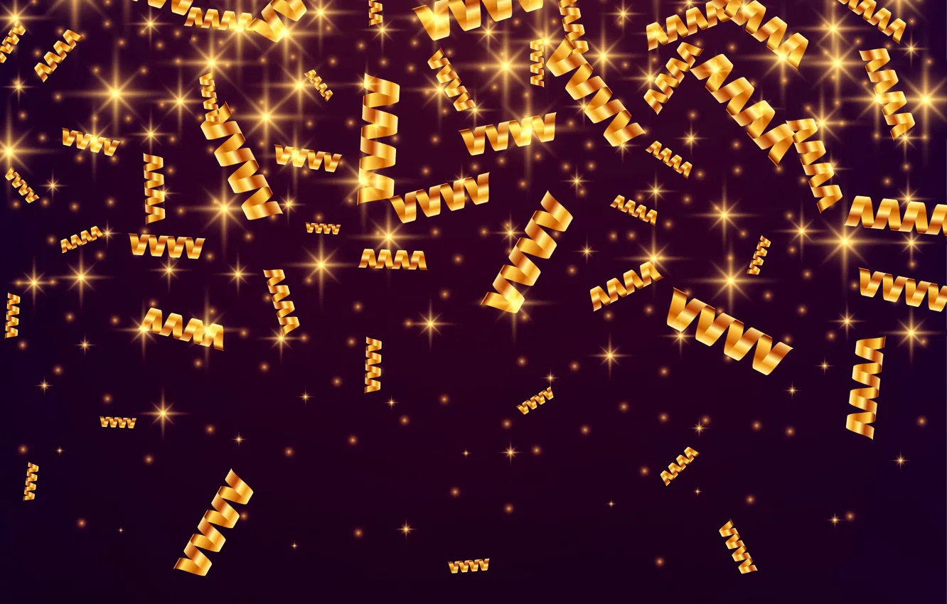 Photo wallpaper decoration, background, new year, Christmas, golden, Christmas, serpentine, background