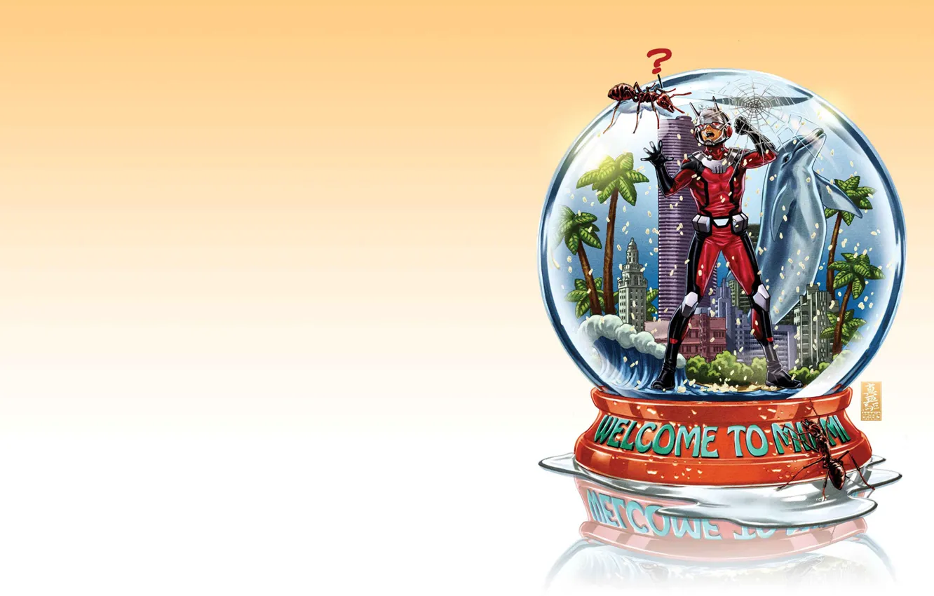 Photo wallpaper Marvel, comic, Ant-Man, Ant-man