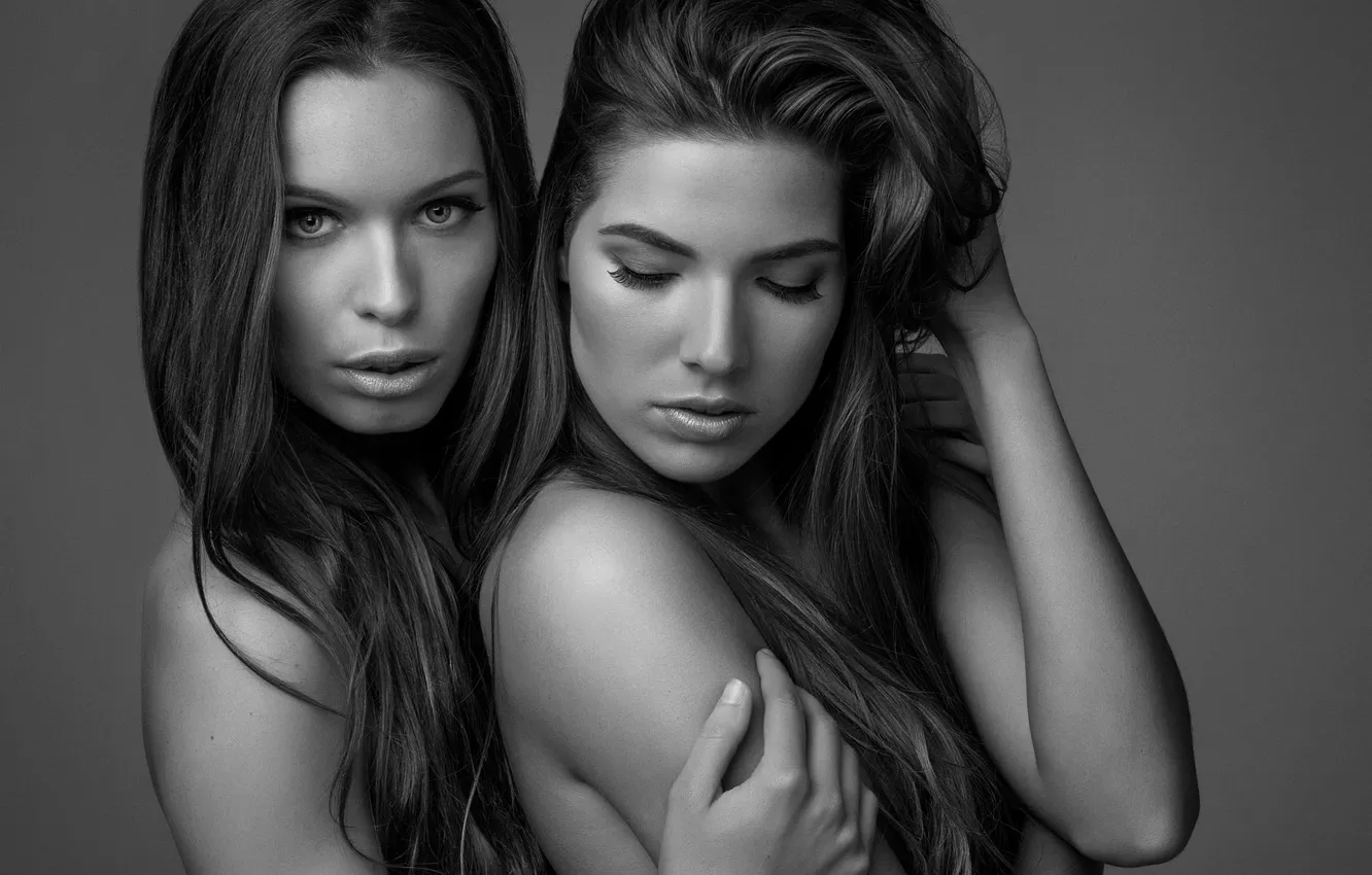 Photo wallpaper model, Astrid Adelheid, Nathalie Skals Danielsen