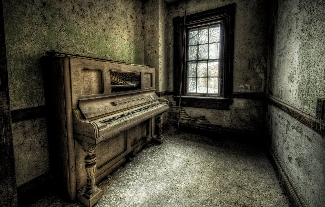Photo wallpaper music, room, interior, piano