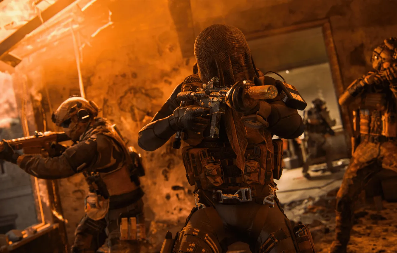Photo wallpaper battlefield, gun, pistol, call of duty, soldier, weapon, war, man