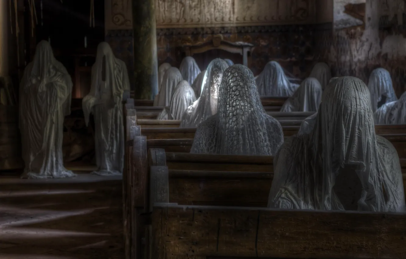 Photo wallpaper ghosts, figure, horror, Ghosts