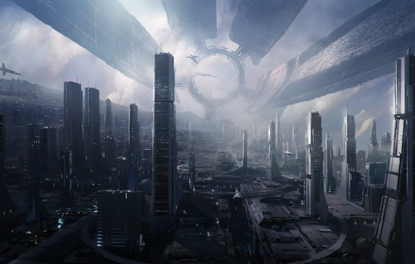 Photo wallpaper Mass Effect 2, The citadel, Mass Effect, hires, Mass Breakfast Room 3