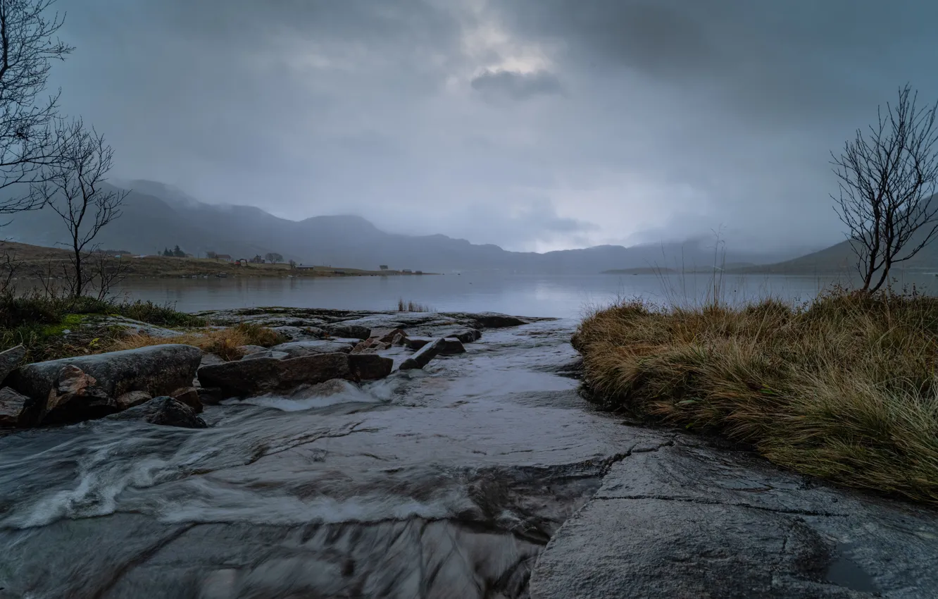 Photo wallpaper landscape, Norway, Lofoten