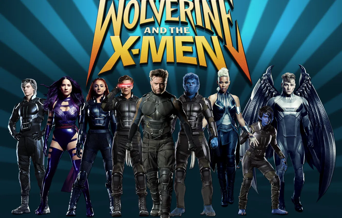 Photo wallpaper Wolverine, x-men, superhero, Marvel