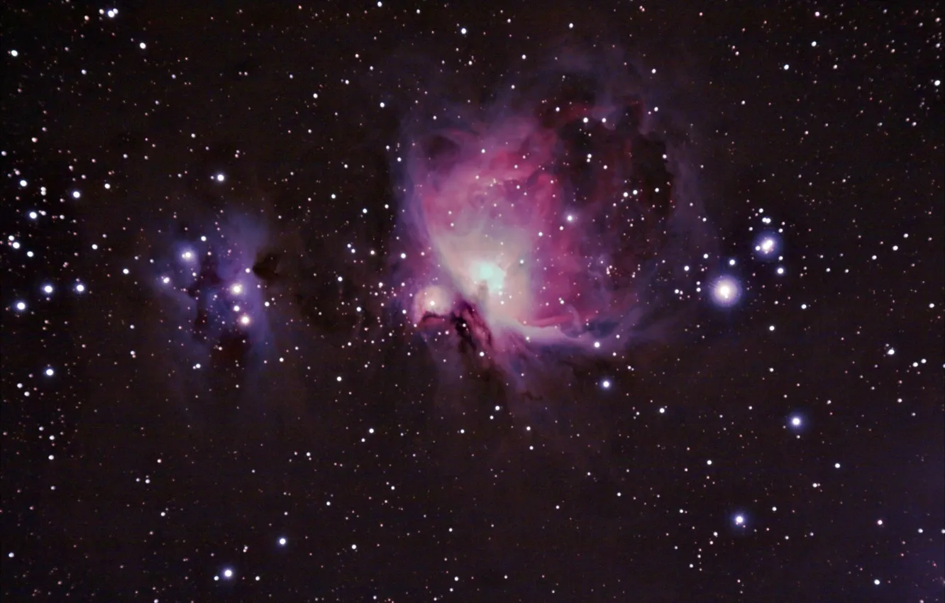 Photo wallpaper light, stars, cosmos, energy