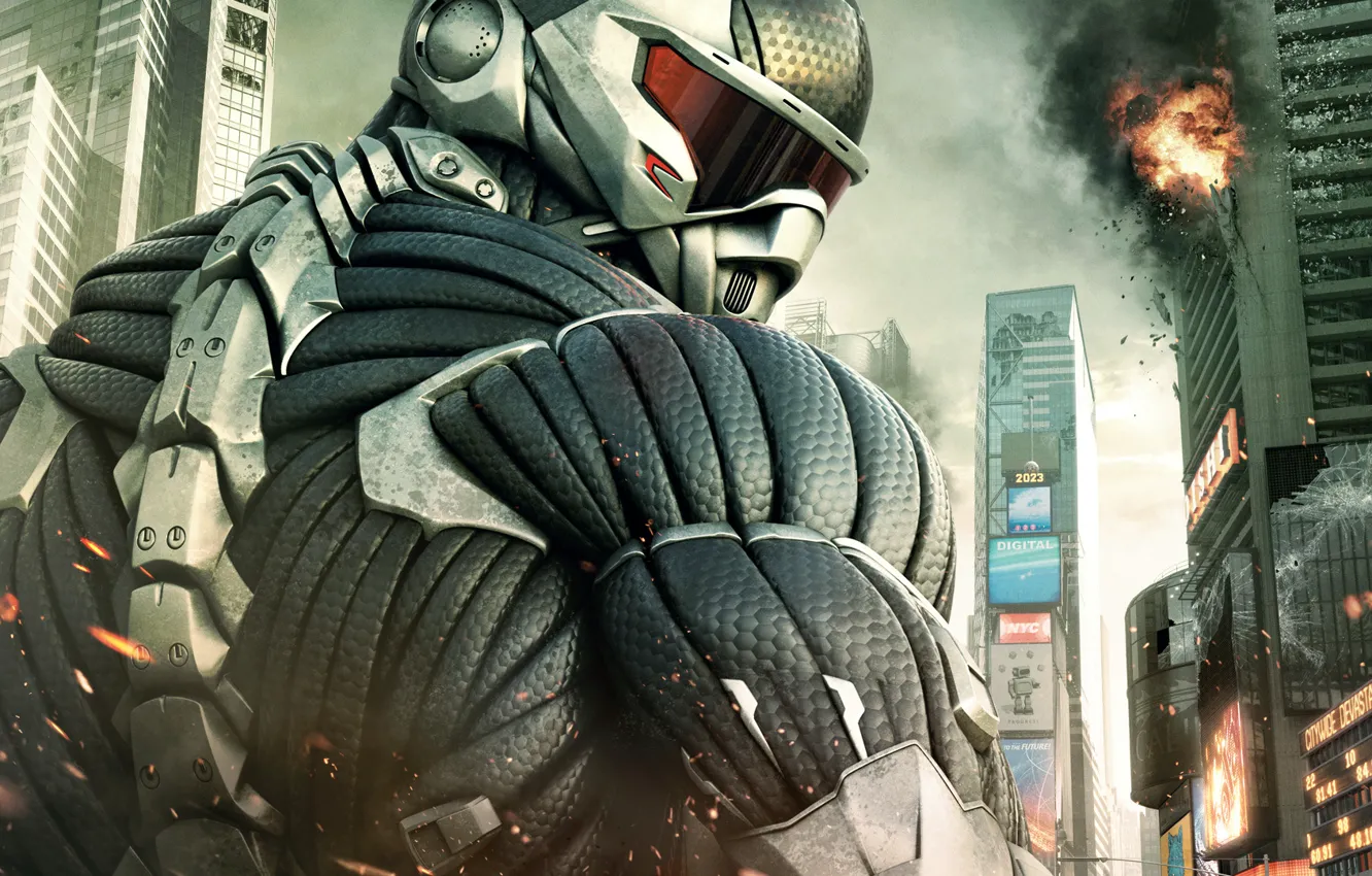 Photo wallpaper the city, Crysis 2, Crisis, Crytek