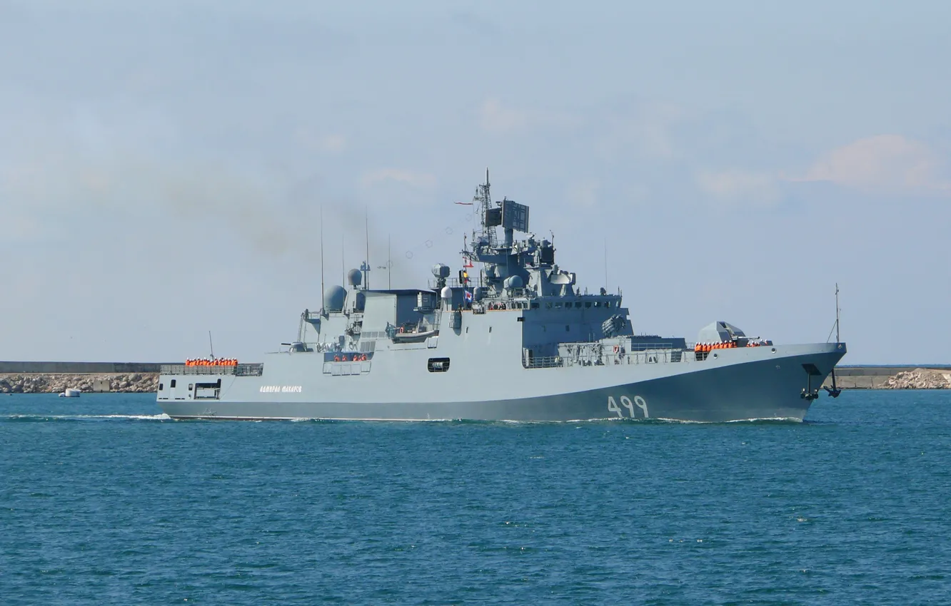 Photo wallpaper frigate, the project 11356, Admiral Makarov