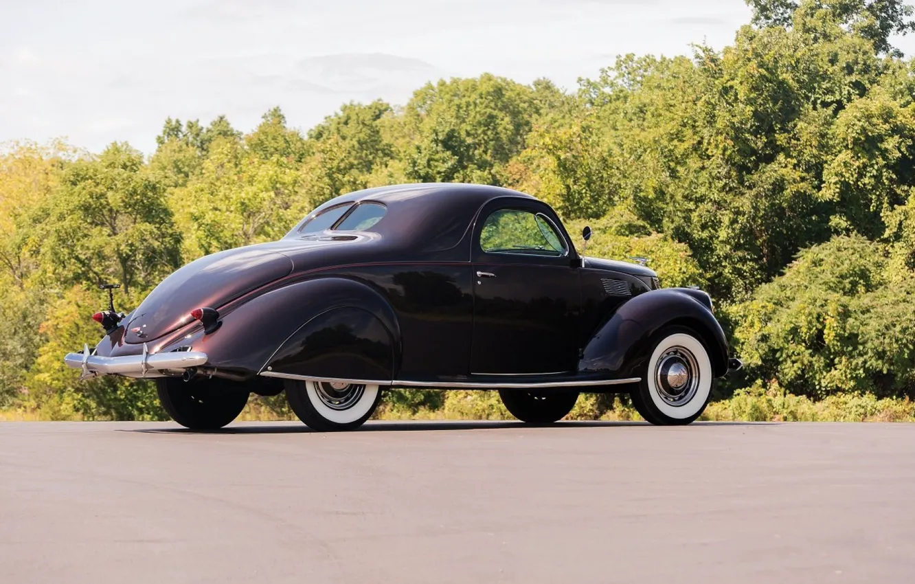 Photo wallpaper Coupe, Vintage, 1937, Lincoln Zephyr