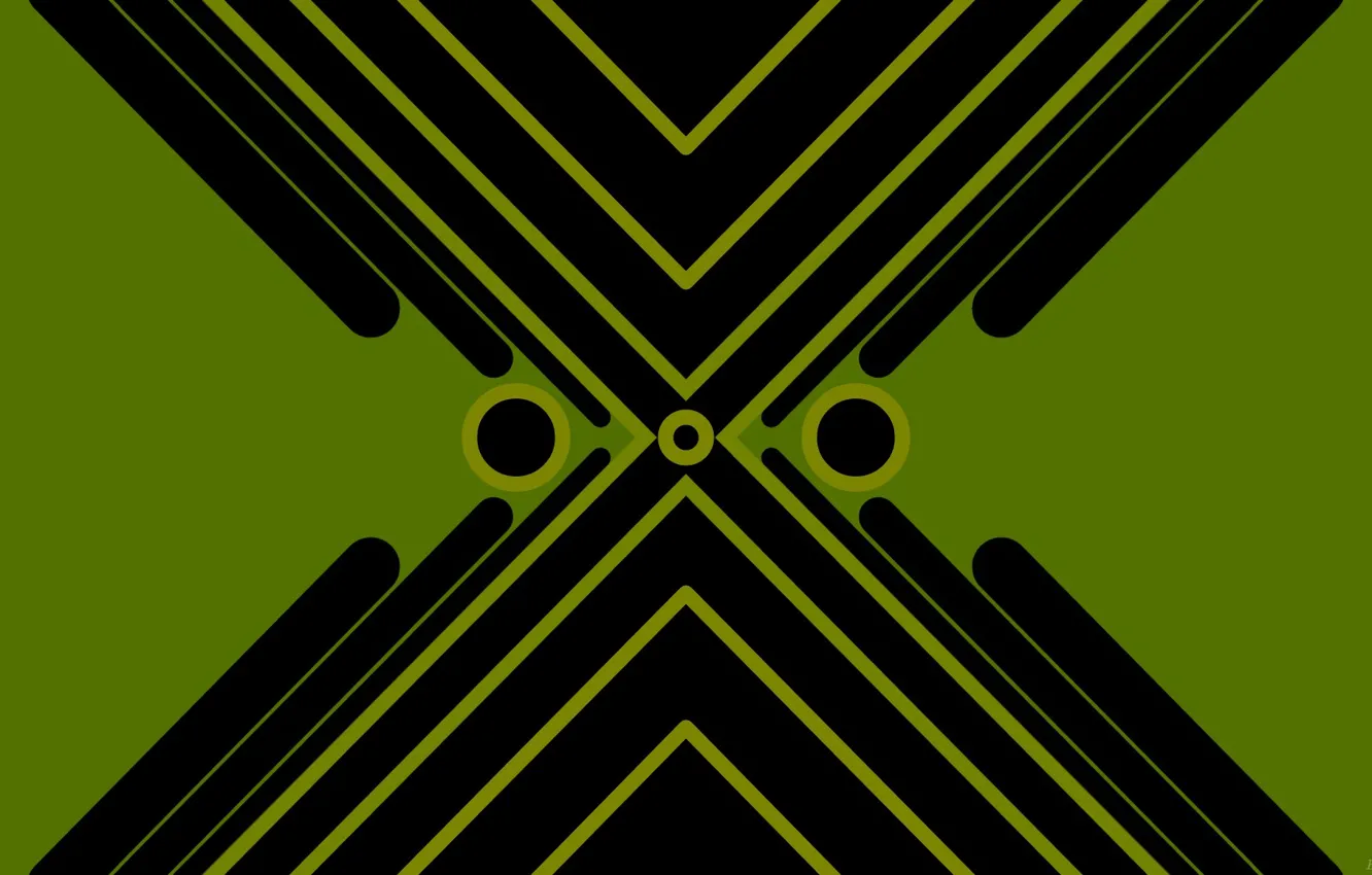 Photo wallpaper line, circles, background, dark