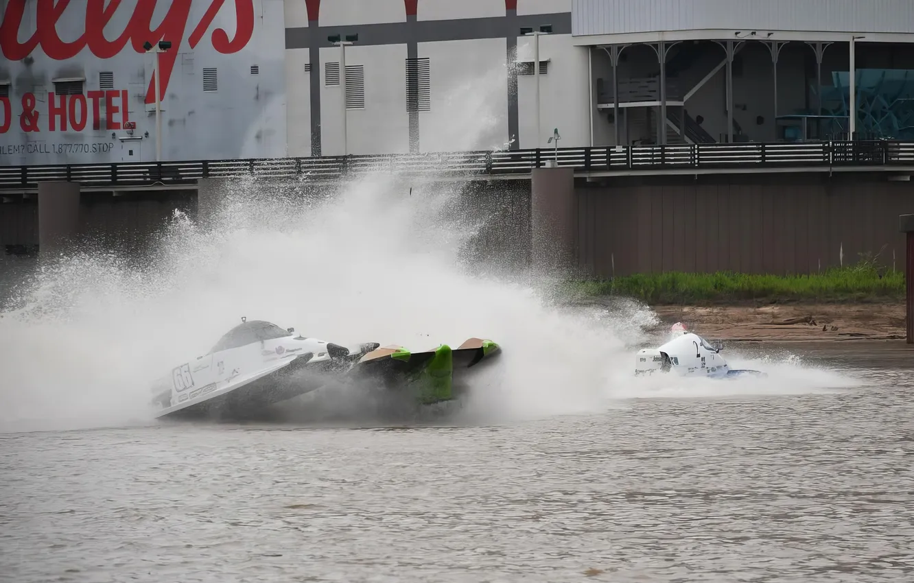 Photo wallpaper race, boat, speed