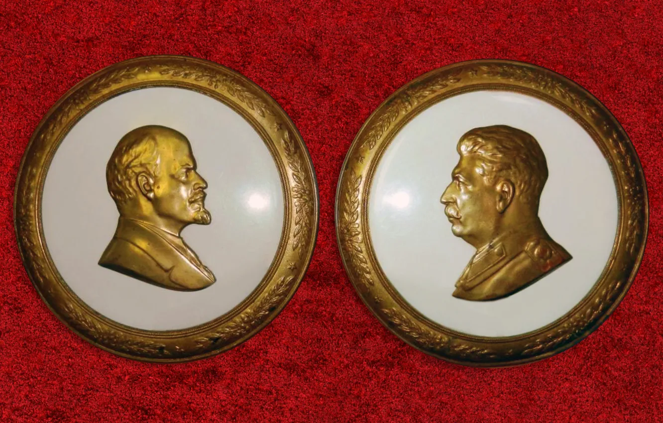 Photo wallpaper USSR, communism, memory, victory, poster, socialism, Leader, medal