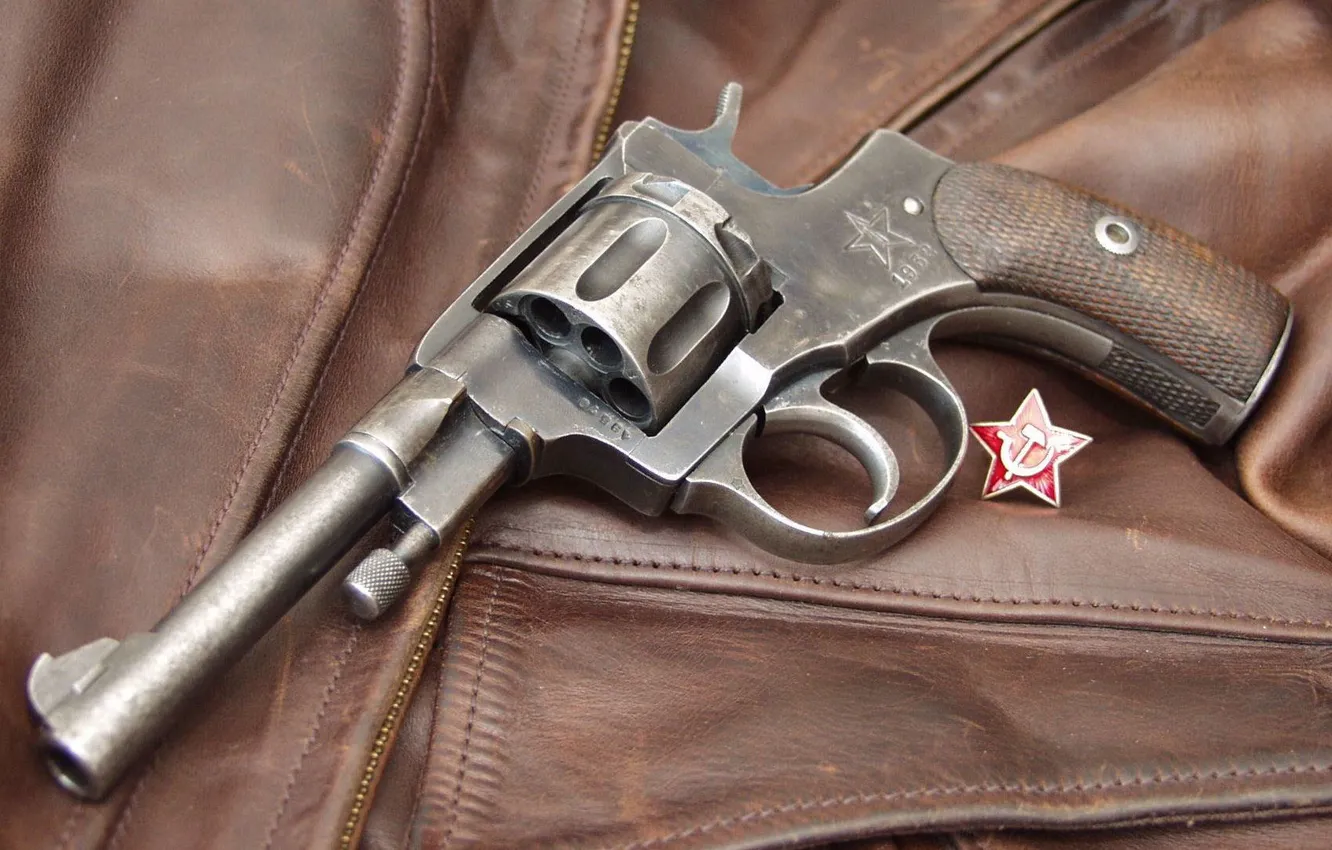 Photo wallpaper stars, icon, the hammer and sickle, revolver, revolver, kozhanka
