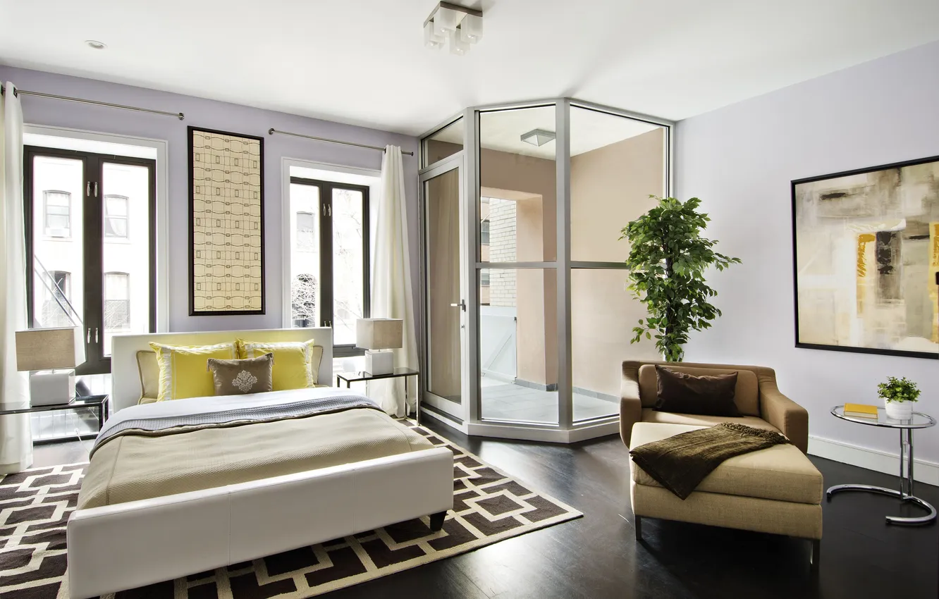 Photo wallpaper design, style, home, interior, apartment, living space