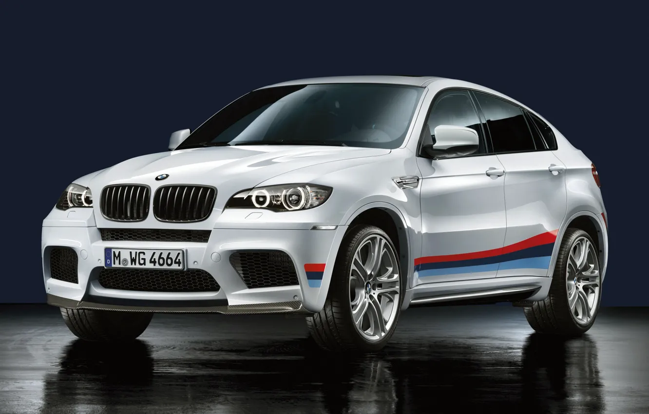 Photo wallpaper white, BMW, BMW, X6 M, E71