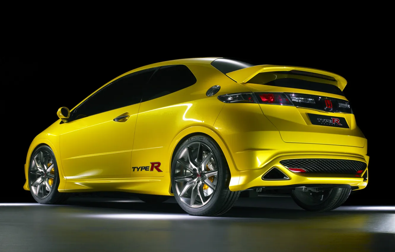 Photo wallpaper Civic Type-R, the concept car, Honda Civic Type-R Concept, 2006, Concept, Honda, coupe
