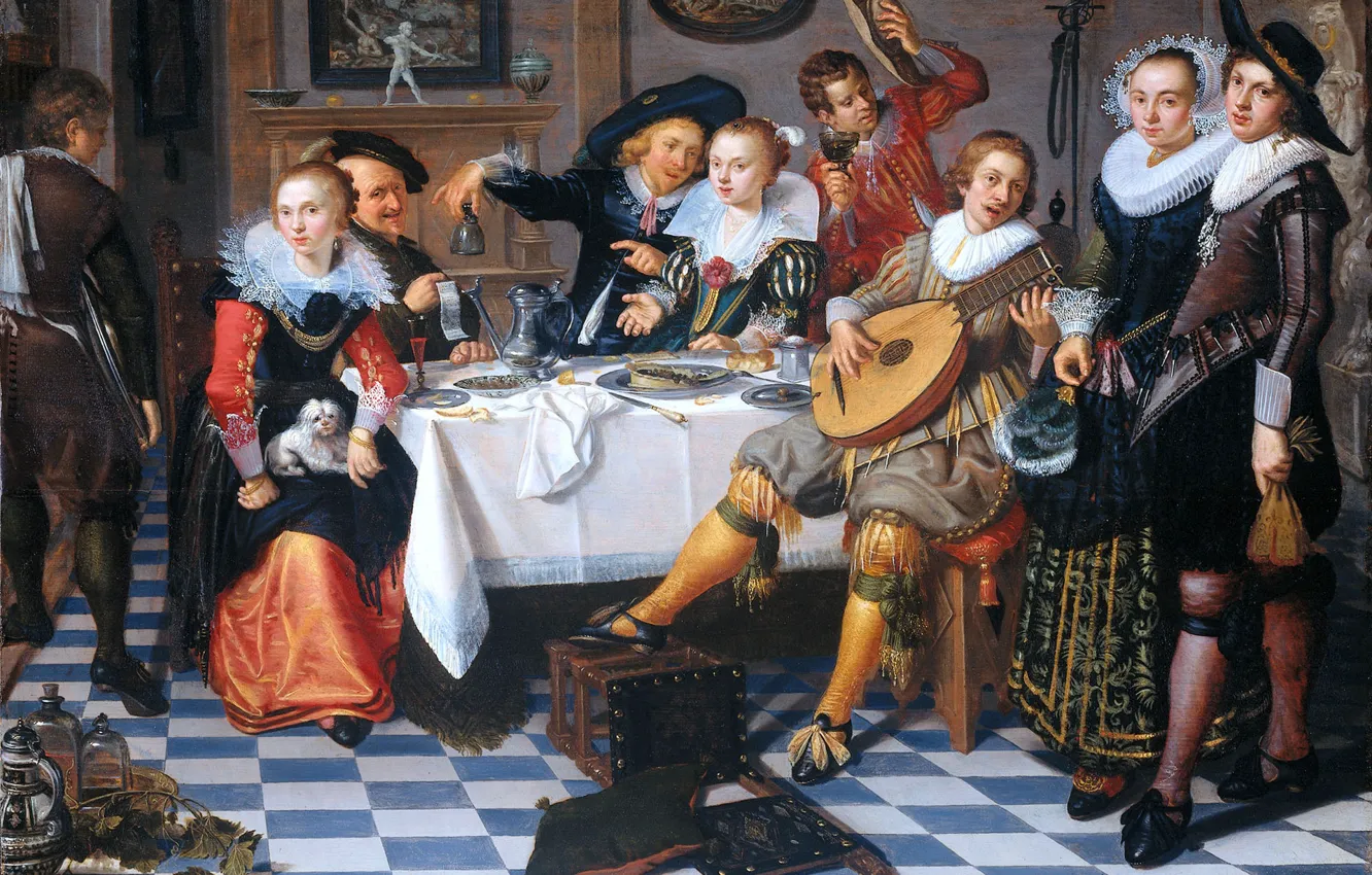 Photo wallpaper picture, genre, Isaac Elias, The Company Celebrates