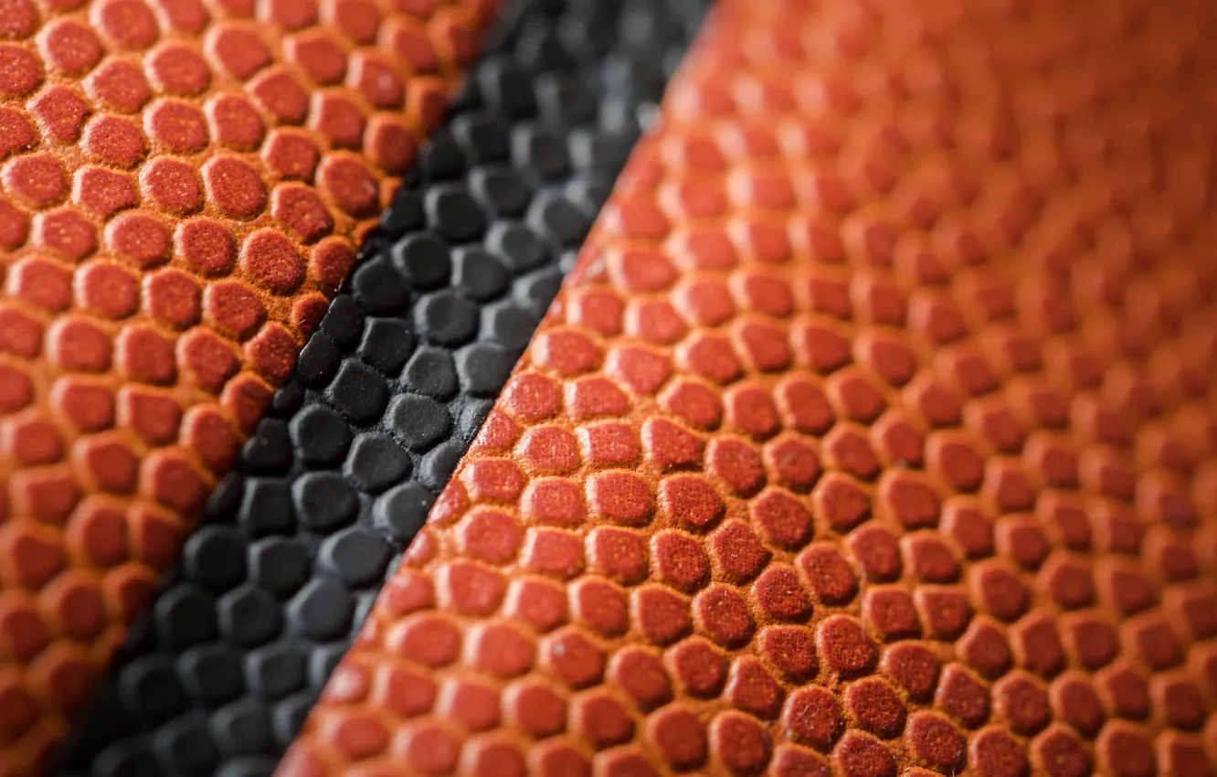 Photo wallpaper macro, the ball, basketball