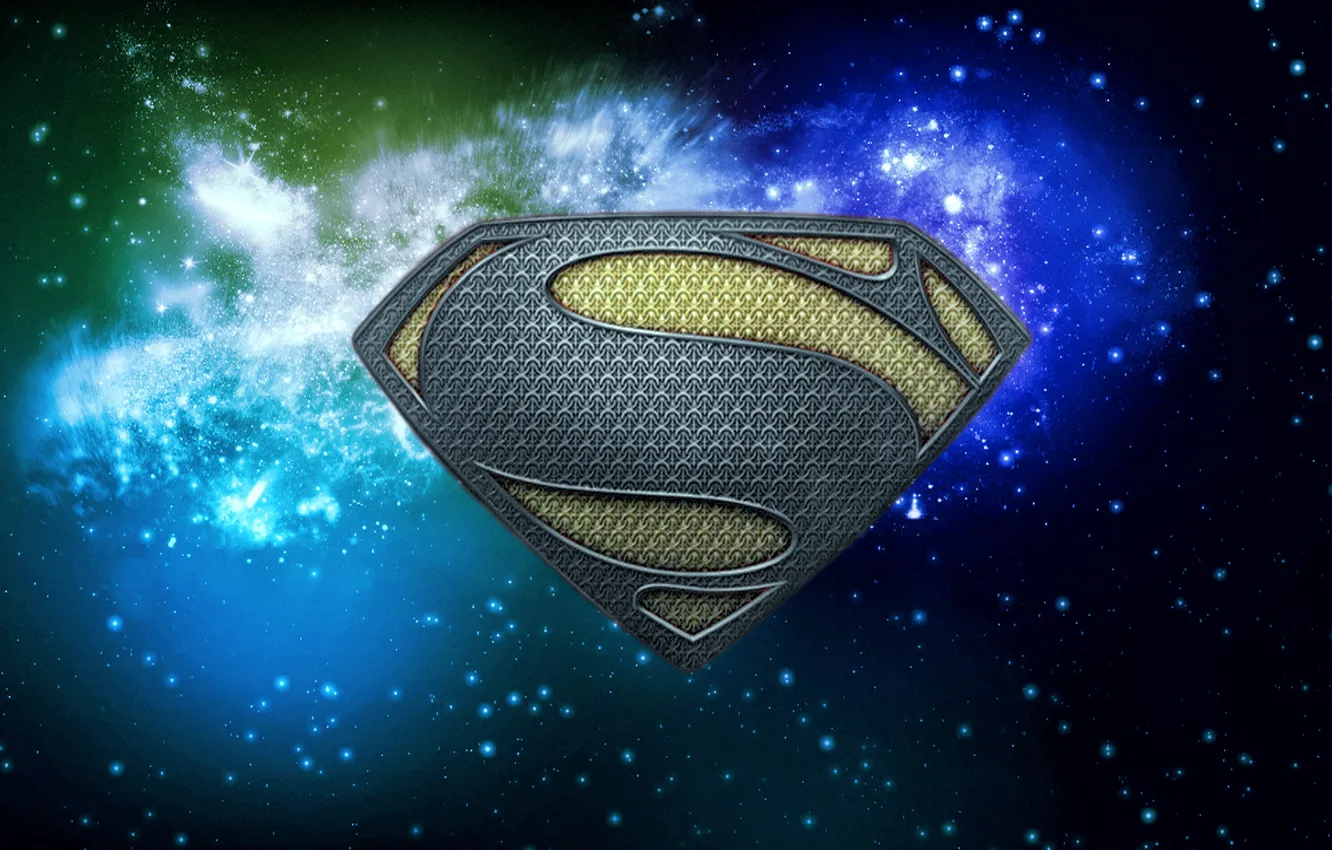 Photo wallpaper space, Superman, man of steel superman