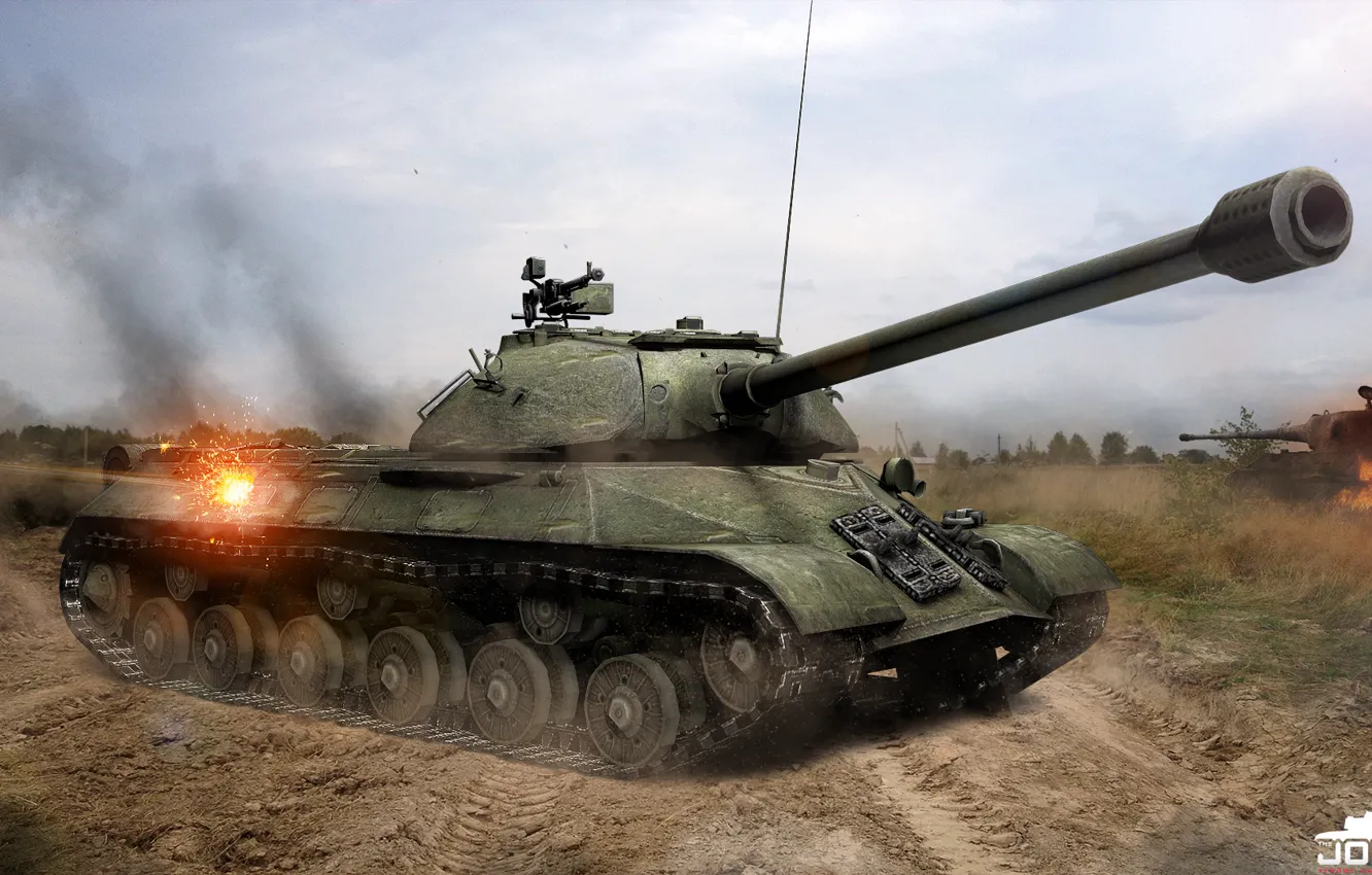 Photo wallpaper tank, USSR, WoT, Soviet, World of Tanks, World Of Tanks, Is-3