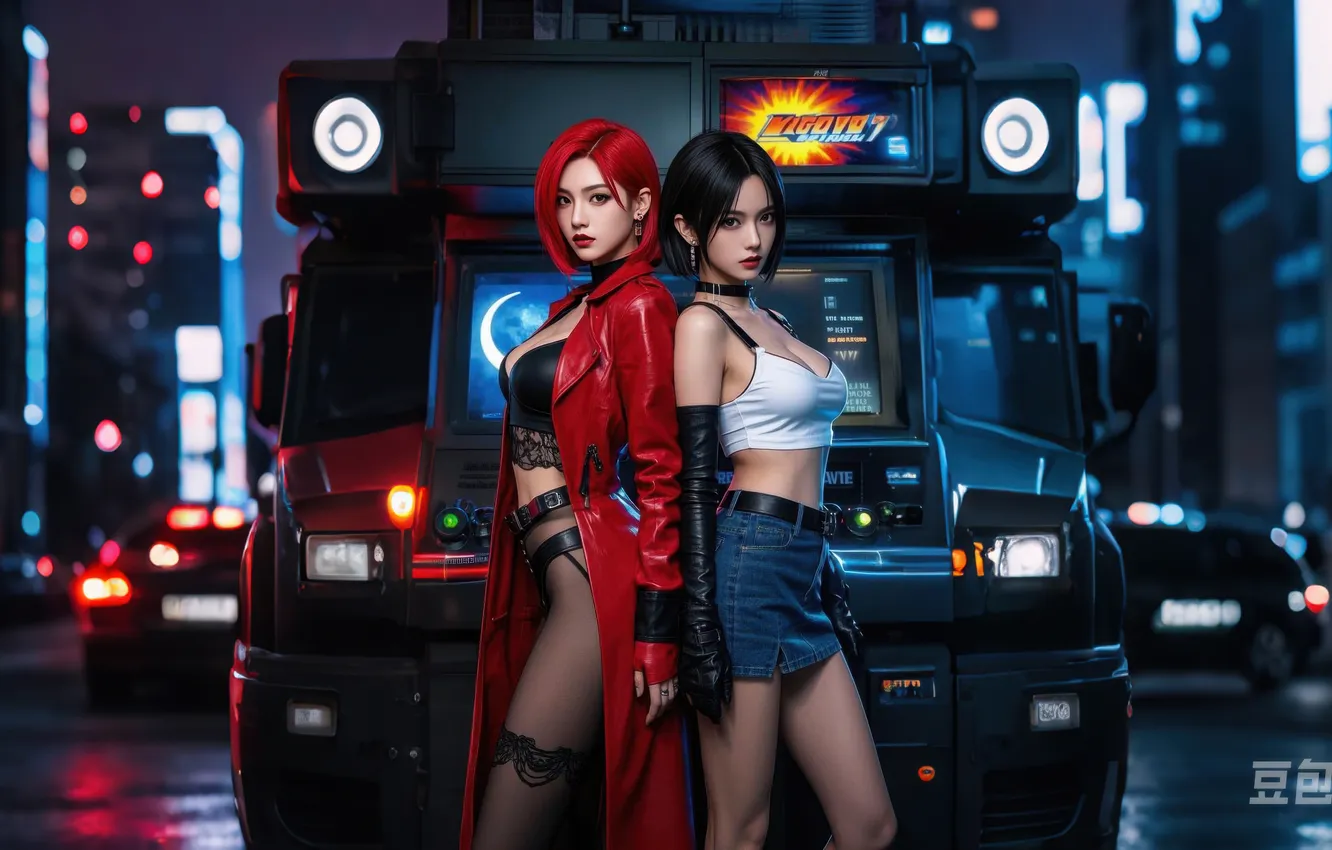 Photo wallpaper girl, KOF, woman, iori