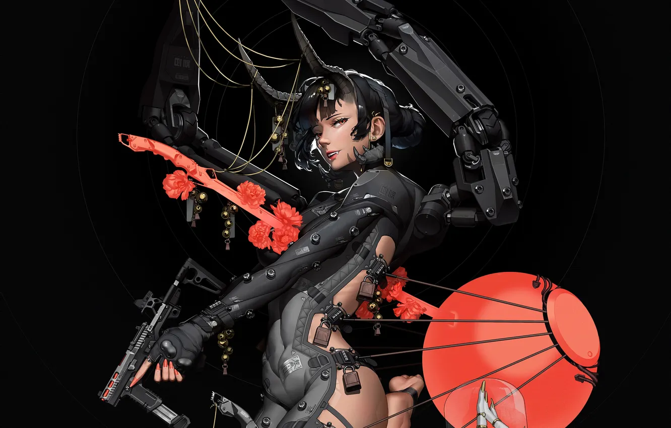 Photo wallpaper seal, mecha, science fiction, Digital 2D, Jin kwang Park