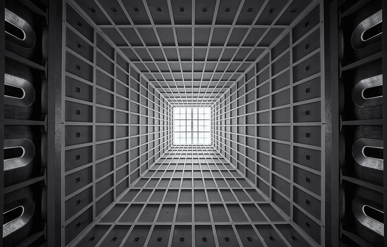 Photo wallpaper Shanghai, ceiling, hypnotic, Dean Mullin