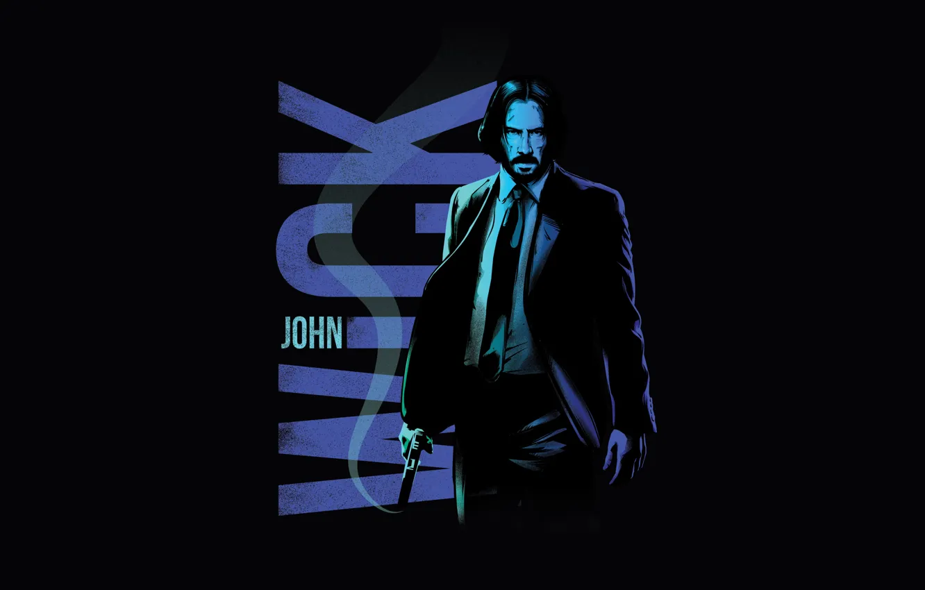 Photo wallpaper John, artwork, Wick