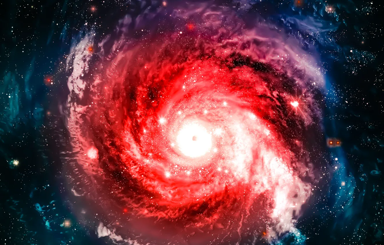 Photo wallpaper the sky, stars, nebula, the universe, galaxy