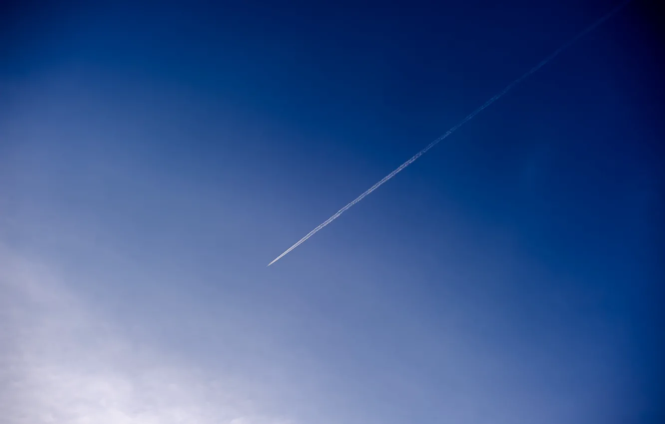 Photo wallpaper the sky, minimalism, the plane