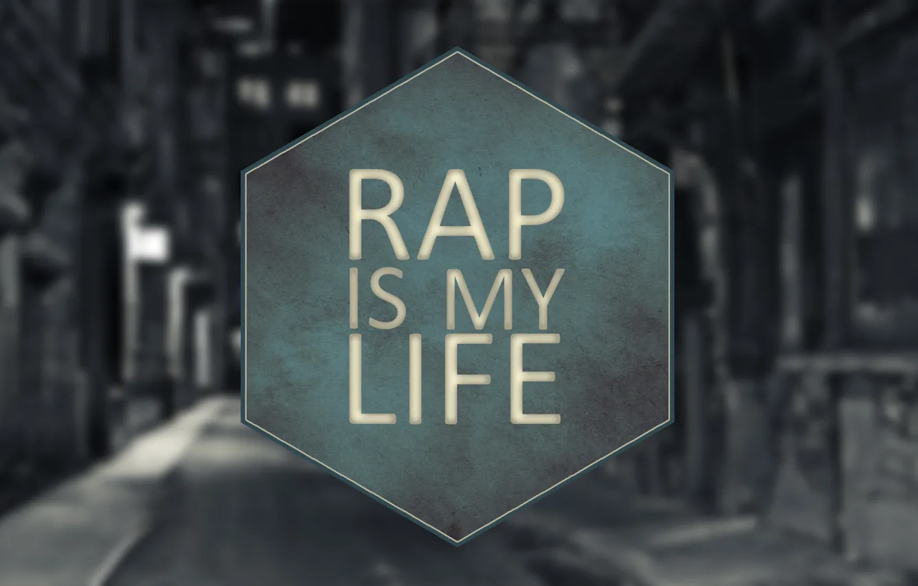 Photo wallpaper city, life, blur, rap, gray