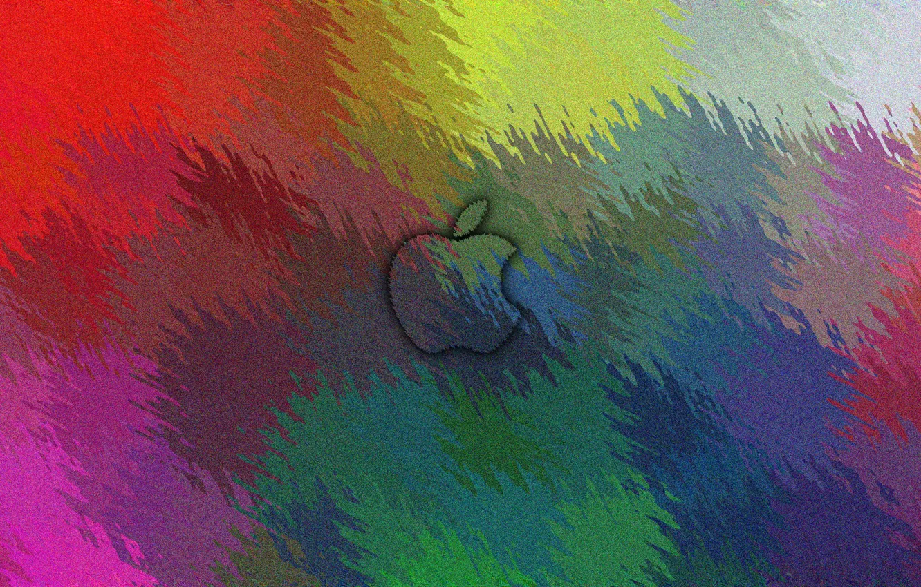 Photo wallpaper Apple, Color, Textures, Ripple