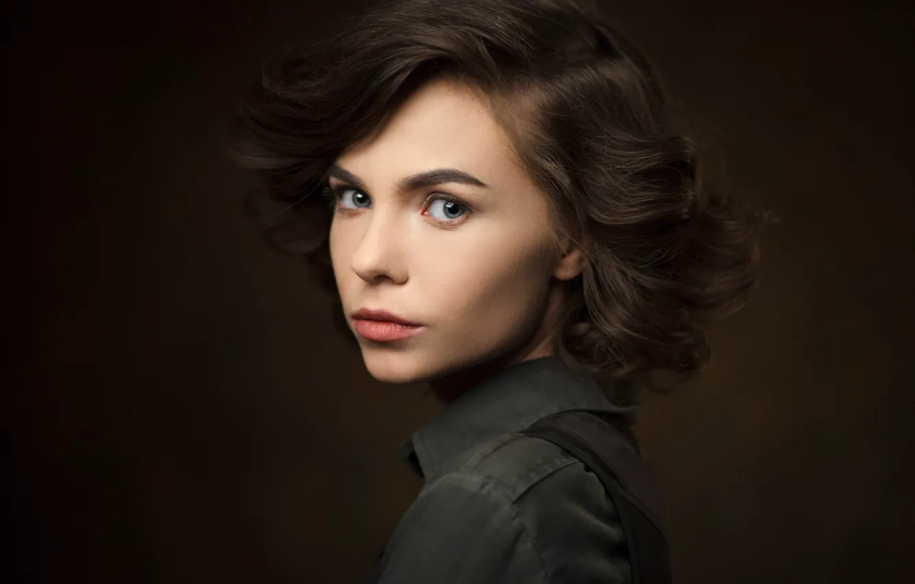 Photo wallpaper girl, portrait, Sasha Korkina