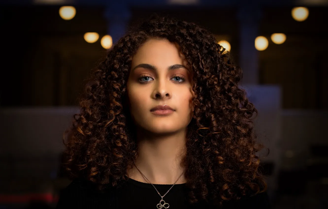 Photo wallpaper look, girl, portrait