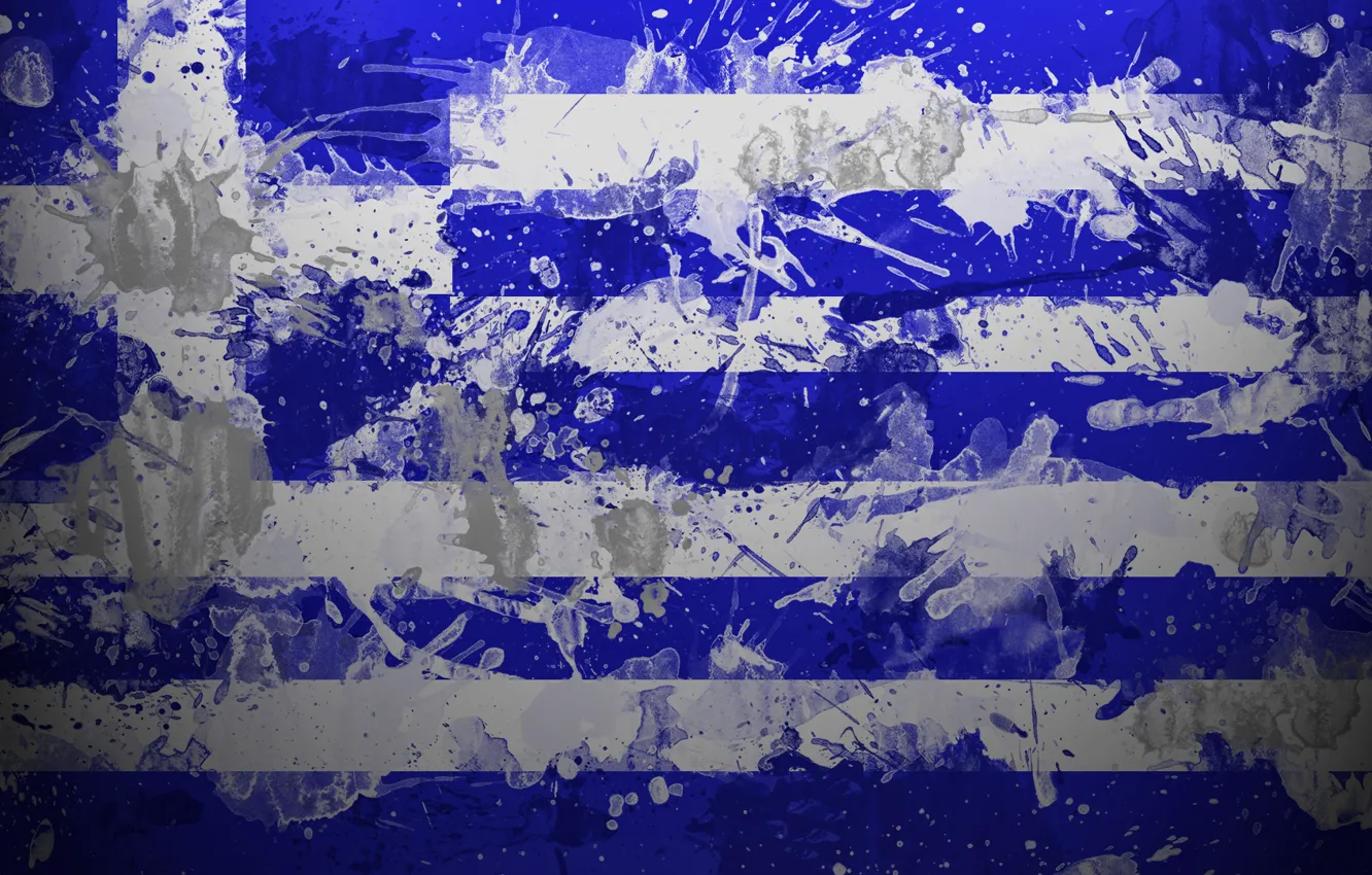Photo wallpaper paint, Greece, flag, Hellenic Republic, Hellenic Republic