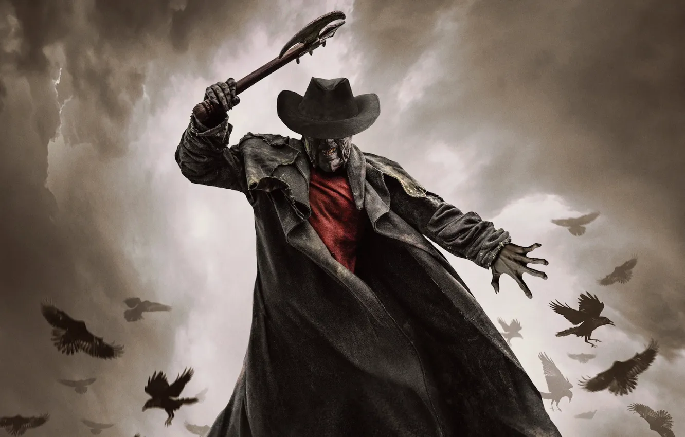 Photo wallpaper bird, hat, cloak, taper, Jeepers Creepers, Jeepers Creepers 3