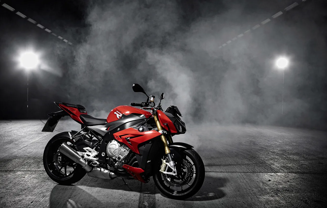 Photo wallpaper BMW, motorcycle, 2014, S 1000 R, BMW. motorcycle