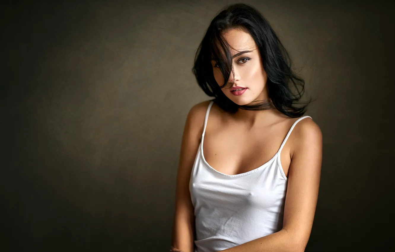 Photo wallpaper girl, Mike, brunette, sona, Sonia