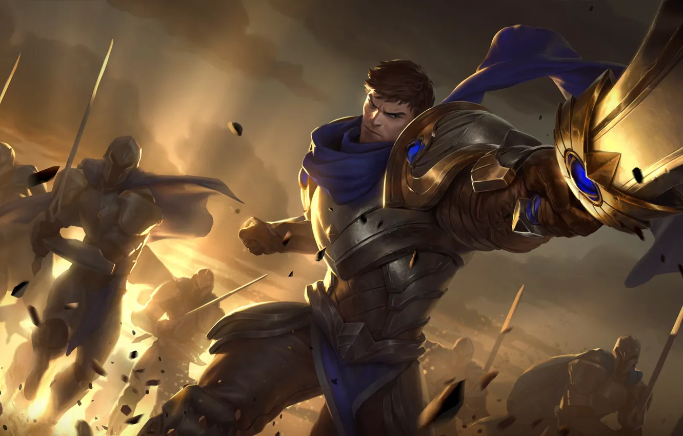 Photo wallpaper army, warrior, Garen, Legends of Runeterra