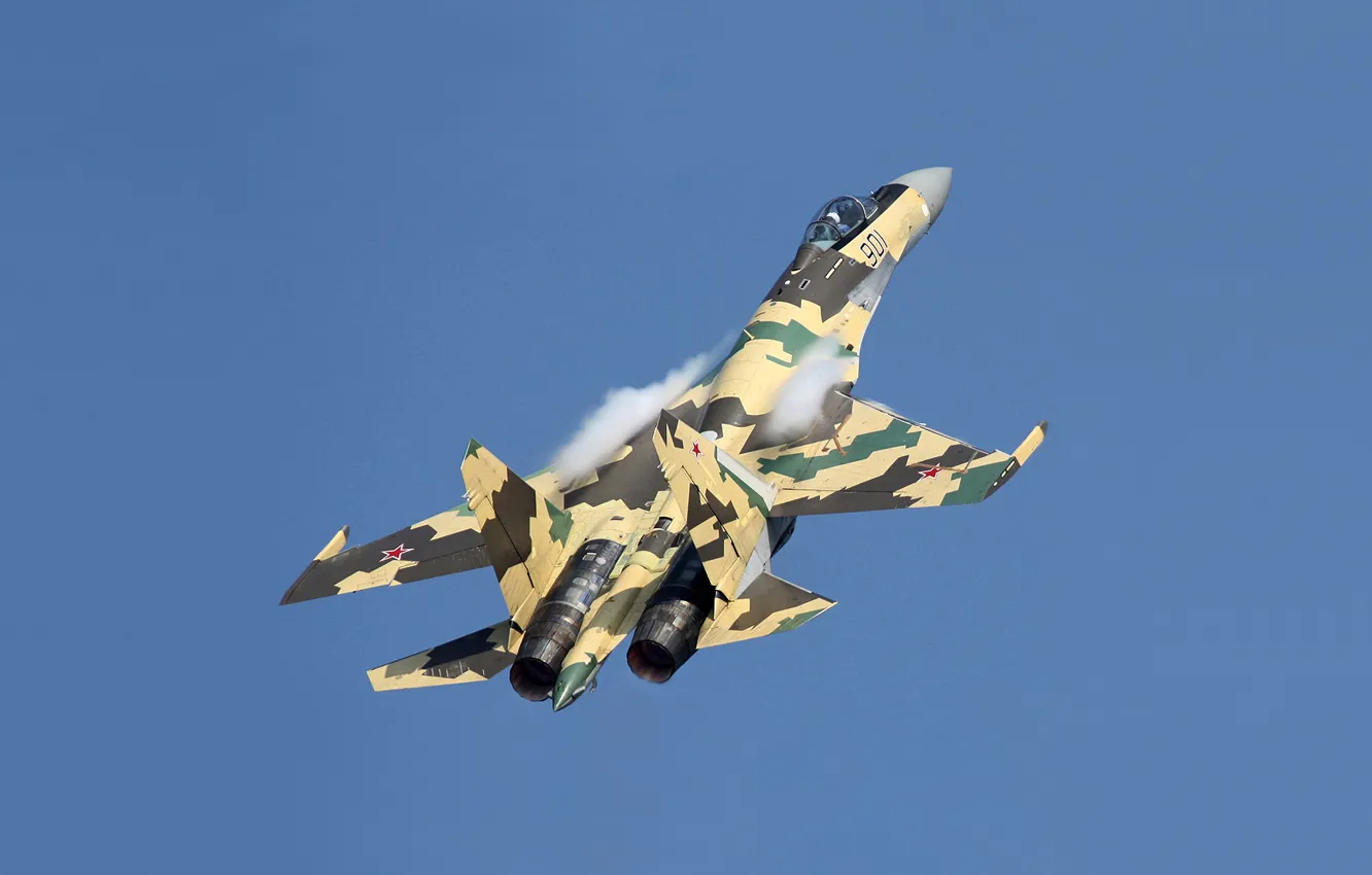 Photo wallpaper fighter, Dry, Su-35BM, 901