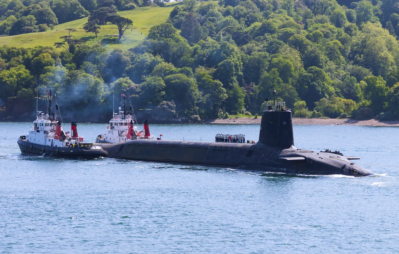 Photo wallpaper submarine, The Royal Navy, HMS Victorious