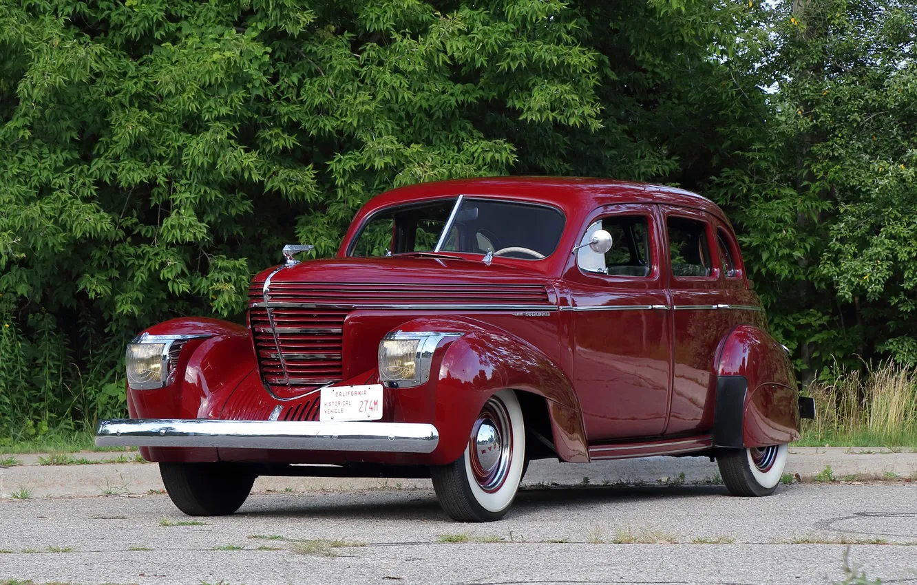 Photo wallpaper retro cars, Sedan, 1939, Retro Cars, Custom Supercharged, Graham Model 97, Graham Model 97 Custom …