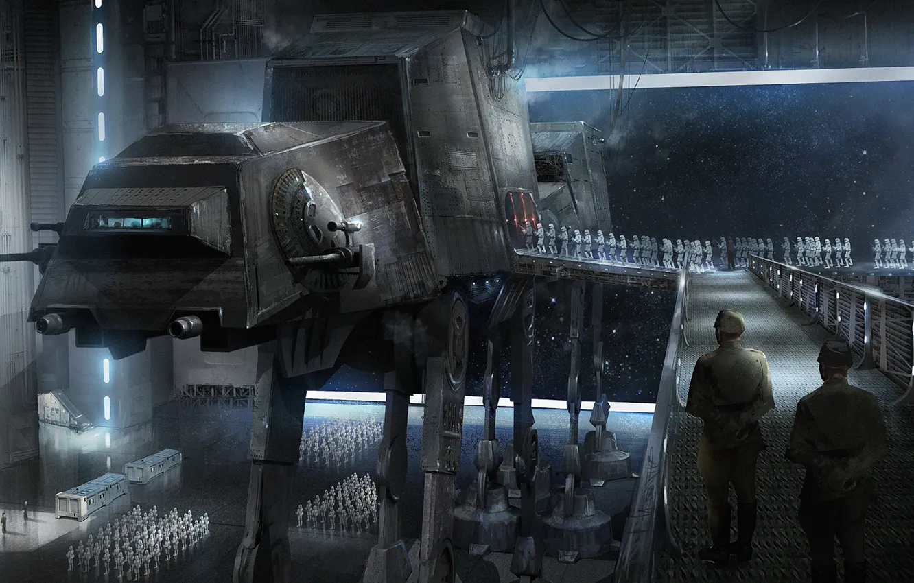 Photo wallpaper cinema, Star Wars, space, gun, star, soldier, weapon, man