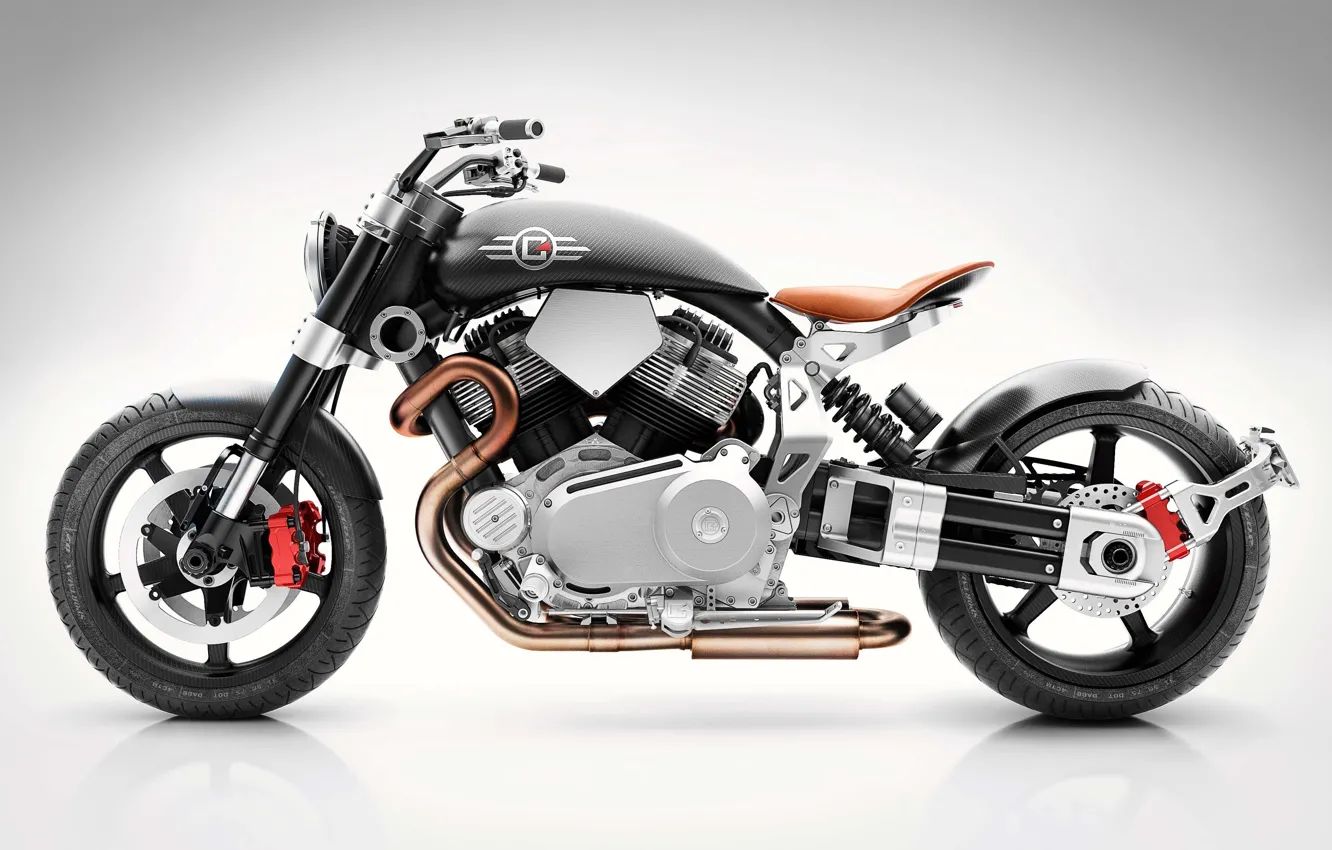 Photo wallpaper moto, bike, design, power, Confederate, Hellcat, Speedster, v-twin