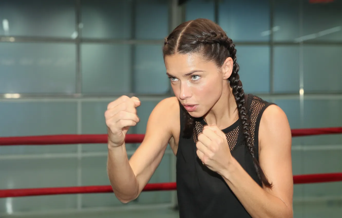 Photo wallpaper look, pose, makeup, figure, Adriana Lima, rope, blow, Adriana Lima