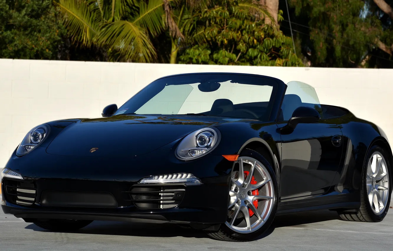 Photo wallpaper 911, Porsche, convertible, 2012, Porsche, Cabriolet, US-spec, 991